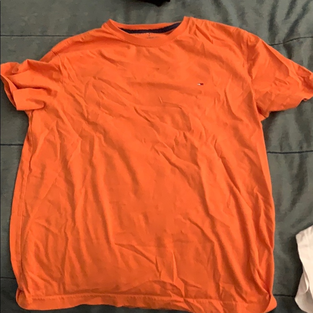 Orange Tommy Hilfiger Shirt